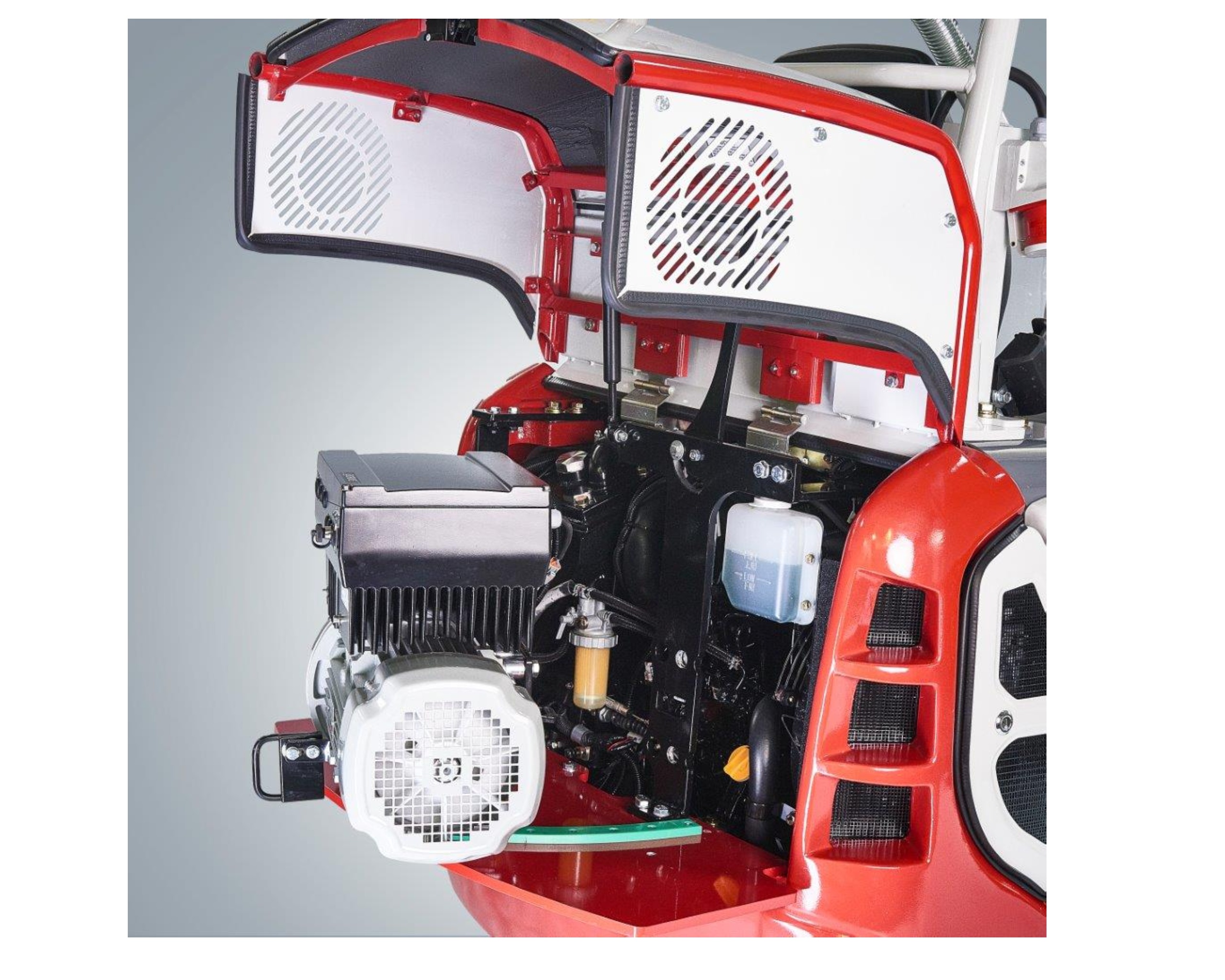 moteur électrique sur mini pelle